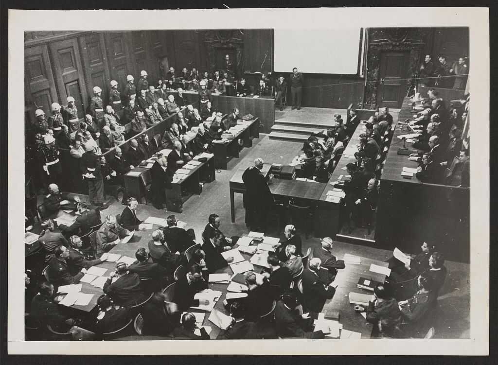 Nuremberg Trials In Session