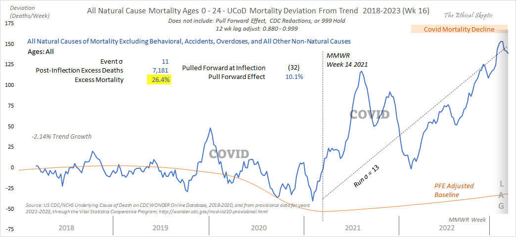 Trend Of Excess Deaths Is Accelerating In 2023