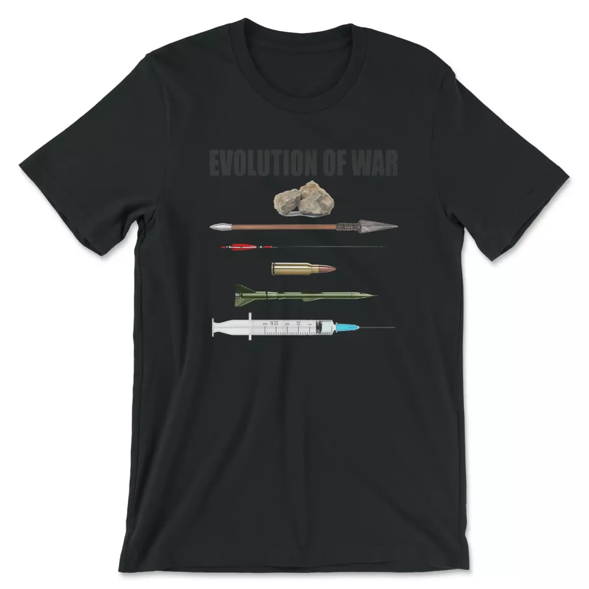 druthers-shirt-evolution-of-war-vintage-black Druthers Shirt Evolution Of War Vintage Black