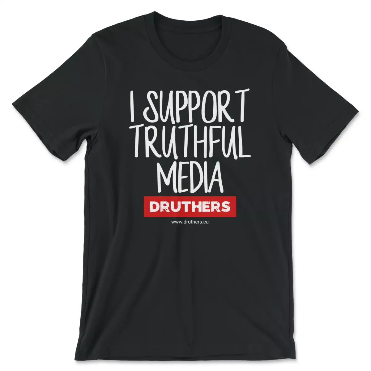 druthers-shirt-i-support-truthful-media-vintage-black Druthers Shirt I Support Truthful Media Vintage Black