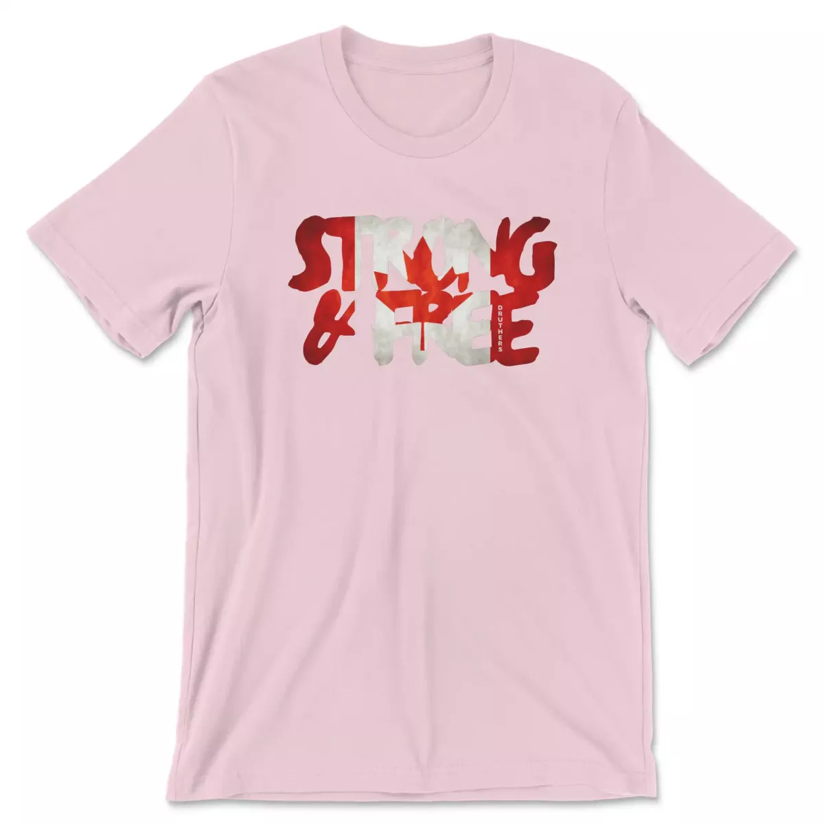 druthers-shirt-strong-and-free-pink Druthers Shirt Strong And Free Pink