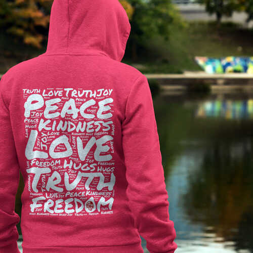 druthers-truth-love-freedom-hoodie-red-back Druthers Truth Love Freedom Hoodie Red Back